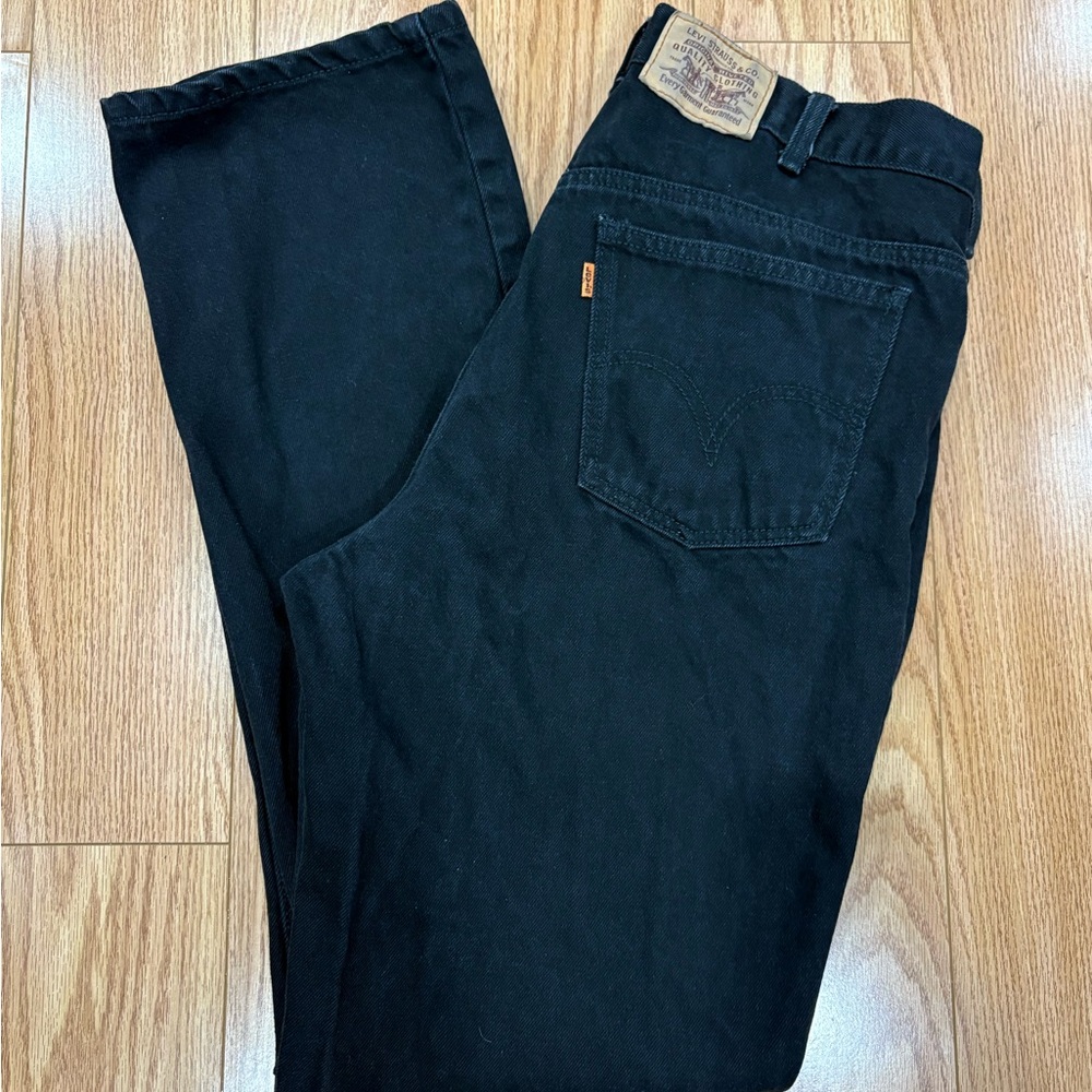 Levi's Black Orange Tab Men's Jeans